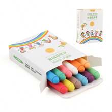 6pcs Dustless Watercolor Chalk Set With Rotatable Chalk Holders (No Dirty Hands), Suitable For Chalkboard, Whiteboard, Greenboard And Glass Surface, Smooth Writing Without Sticking, Recommended As Teacher's Day Gift, Home Classroom And DIY, Preferred By Street Drawing Hobbyists, School Supplies,Back To School