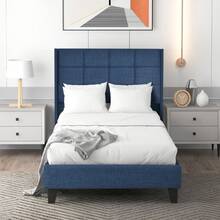 Bed Bases & Foundations - Blue + Linen + 90cm*200cm - View 5