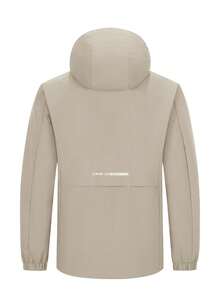 女式 Winbreaker 夹克软壳雨衣连帽防水防风轻便保暖徒步露营