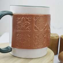 Tappetino in silicone con texture in argilla a motivo floreale barocco marocchino, fogli di texture in argilla, timbro in silicone per la realizzazione di modelli in polimero per orecchini e gioielli