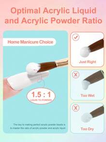 coscelia 30/60/120ML Acrylic Nail Liquid Acrylic Liquid Monomer System (1.0/2.0/4.05 Fl.Oz) For Acrylic Powders Quick Drying And Non-Yellowing For Nail Lovers Beginners Acrylic Nails Extension & Carving Salon And DIY Home Use(120ML Acrylic Liquid Will Be Shipped Randomly)