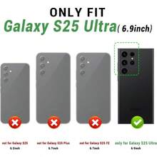 SUANPOT Compatible With Samsung Galaxy S25 Ultra Wallet Case With RFID Blocking Credit Card HolderFlip Book PU Leather Protective Cover Women Men For Samsung S25 Ultra Phone Case Light Brown - LightBrown - View 2