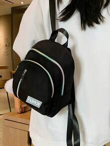 男士双肩旅行迷你背包尼龙简约时尚防水背包 - 彩色 - 查看 5