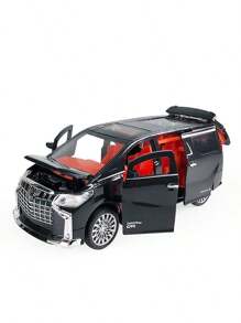 2025 New 6-Door Elf Car Model, Inertia Powered Music Toy Car, Luxury MPV Business Vehicle, Baby Ornament, Birthday/Holiday/Gift