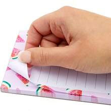 6-Pack Magnetic Grocery List Notepad For Refrigerator - Cute Fruit-Design Memo Pads, 60 Sheets Each - Multicolor - View 8