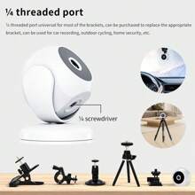 MERAIJIN Mini Camera Wireless Indoor Magnetic, 170Â° Wide Angle Motion Detection IR Night Vision Quad Screen Surveillance Magnetic Bracket Suitable For Pet/Baby/Nanny Monito