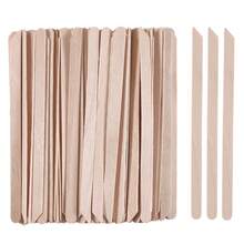 100pcs/200/300pcs Brow Waxing Sticks Small Face Wax Spatulas Applicator Wood Craft Sticks Disposable Hair Removal Lip Nose Beauty Tool - Coffee Brown - View 17