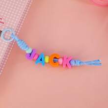 1 件定制颜色亚克力字母钥匙扣，精致独特的钥匙扣，时尚，个性化，首字母姓名标签，适合送给朋友的返校礼物，父亲节/母亲节礼物，生日礼物，个性化礼物，适合周年纪念礼物 - 彩色 - 查看 25