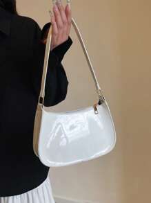 Bolso de hombro tipo tote de estilo minimalista y de moda, bolso de mano vintage retro, bolso de mano ligero y de alta calidad con cremallera, bolso baguette multifuncional de gran capacidad, estilo chic europeo y americano, adecuado para fiesta, viaje al trabajo, almacenamiento de cosméticos