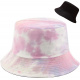 Nhuộm tie-dye hồng tím pha trộn