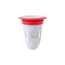 Plugue de drenagem de piso com núcleo de bala ABS de 1/2 peça, núcleo de drenagem de banheiro, filtro de drenagem de pia, adequado para suprimentos de drenagem de pia de cozinha e banheiro