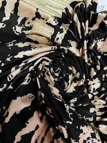 Nuevo Mono de Mujer con Estampado Completo - Ropa de Verano para Mujer, Nuevo Mono Sin Mangas con Patrón Geométrico, Adecuado para Vacaciones y Uso Diario Elegante - Amarillo - Ver 4