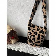 Women Tote Bags - 棕色 - 查看 2