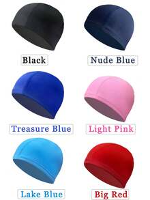 2Pcs Swimming Cap,Swimming Accessories, Breathable Stretch Swim Cap With Non-Slip Design And Ear Protection , Waterproof Swimming Cap For Men And Women ,Swimming Hat, Ear Protection And Perfect For Long Curly Hair, Waterproof Swim Pool Cap , Water Sports Accessories , Swimming Equipment, Swimming Essentials Pool , Party Swimming Hats ,Swimming Suit Goggles Men's Water Sports Anti-Slip, Perfect For Pool, Beach, And Summer Water Activities