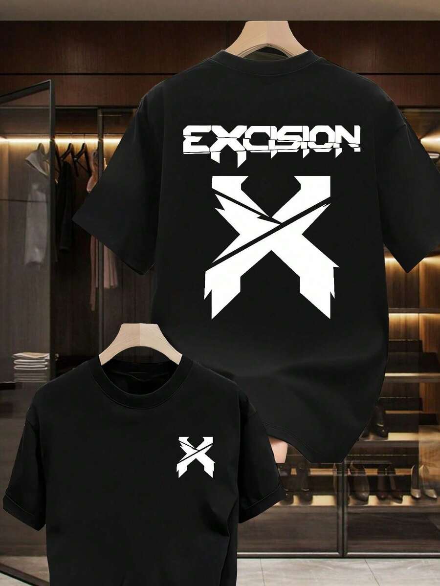 Men's Graphic T-Shirt EXCISION Logo Daily Wear 100% Cotton Unisex Gift ...