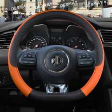 For MG HS ZS EV MG3 3SW MG5 MG6 MG7 ZR EHS EZS GT 9 Colors Car Steering Wheel Cover PU Leather Non-Slip Auto  Accessories