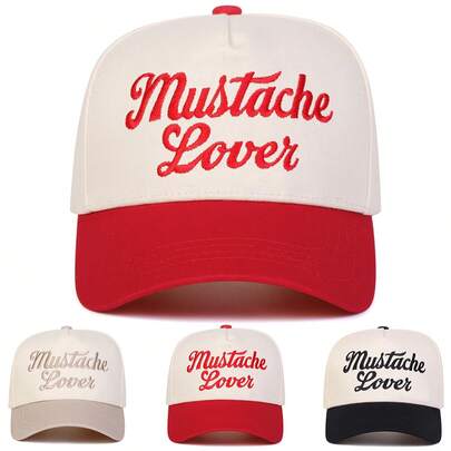 1pc Women's "Brunettes Have More Fun" Trucker Hat, Embroidered Letter Graphic Baseball Cap, Streetwear Fashion 5-Panel Hat, Outdoor Sun Protection Casual Cap, Suitable For Spring, Autumn, Travel, Beach