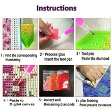 1pc, Diamond Painting Running Horses Kit, 5d Self-Made Artificial Diamond Art Diamond Painting, DIY Handmade Painting Decorative Painting Diamond Painting