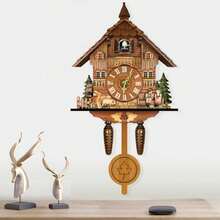Wall Clock, Indoor Creative Decoration Wall Clock For Living Room, Bedroom, Study, Office, Kitchen, Bathroom, Public Place, Dining Room, Porch, Business Place - Colorful - 查看 1