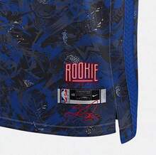 Nike Áo bóng rổ kỷ niệm thêu Irving của  Nets dành cho nam - Màu xanh lam - Xem 4