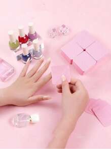 Gel Nail Polish Remover Wipes Cleaner Nail Remover Lint Free Wipes Cleaner Paper Pad Wholesale Makeup Tools, Cleaner, Nail Art, Nail Polish Remover, Lint Free Wipes, Cleaner, Paper Pad(Random Color)
