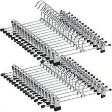 不锈钢裤夹28厘米2色可选家用金属裤架裤架裤夹衣架