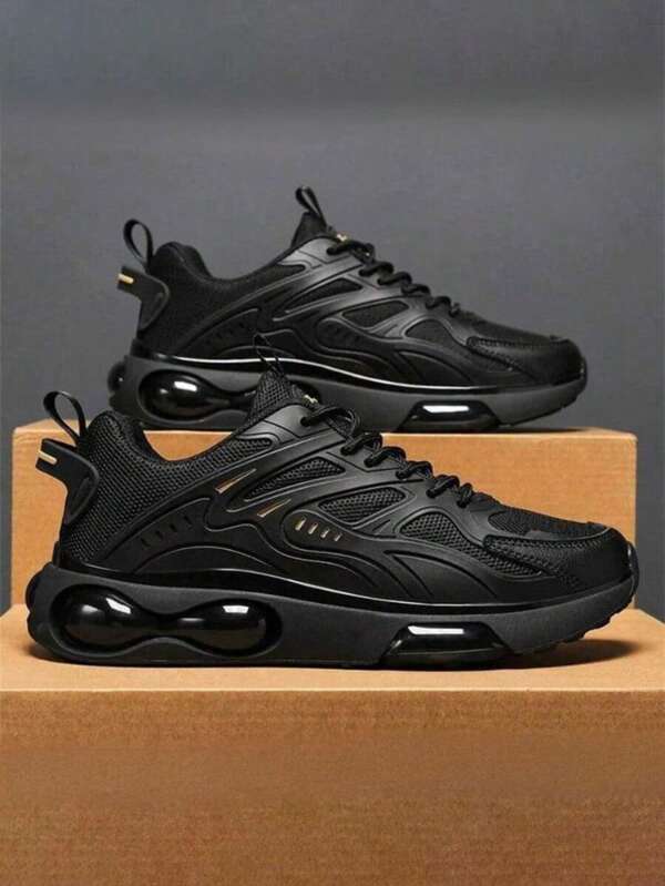 Fashion Breathable Net Fabric Running Shoes Men Casual Sneakers, Korean Style , Soft Sole Non-Slip