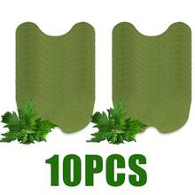 100片/10片艾灸贴，缓解肩颈疼痛。多功能身体护理贴。性质温和，不含酒精，缓解疲劳，放松身心，自发热。 - 綠色 - 查看 10