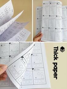 32 Pages Of Basic Math Workbook For Kids, Number Lines For Addition And Subtraction, Addition And Subtraction Within 1000, Mixed Operations, Multiplication And Division Calculation Programs, Preschool Family Education, Kindergarten School Workbook, Cultivate Children's Interest In Learning Mathematics, Improve Learning Ability, Inspire Children's Logical Thinking, Give Children Gifts, School Season Gifts,Back To School