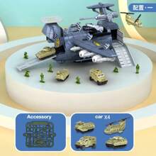 Airplane Toy Set - Airport Playset For Toddlers With Trucks,Planes, Helicopter, Signs And Fabric Airport Playmat, Interactive Early Learning Toys Birthday Gift For Boys And Girls Age 2 3 4 5+,Back To School