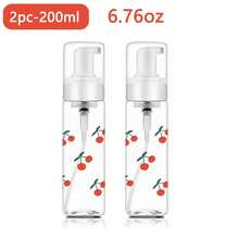 1/2 Pcs Reusable Plastic Foaming Soap Dispenser Bottles 5oz/6.76oz Containers For Facial Cleanser, Shampoo, Lotion & Liquid Soap Dispenser, Travel-Friendly, Multi-Size Refillable Bathroom, Kitchen Essentials, Durable Mousse Maker Pump Bottles