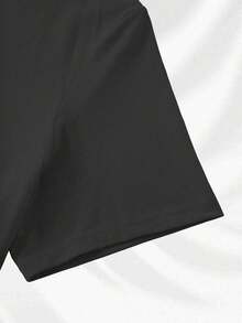 Men T-Shirts - 黑色 - 查看 5