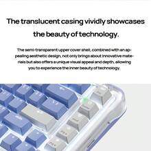 Logitech Teclado inalámbrico K75M, eje de mármol, teclas cómodas, consola inteligente, diseño compacto, teclas intercambiables en caliente, blanco - Blanco - Ver 5