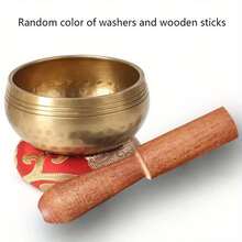 Singing Bowl Set - 3" Handcrafted Meditation Bowls For Yoga, Sound Healing, Chakra Balancing And Mindfulness Practices - Includes Mallet, No Box Or Bag - Multicolor - View 4