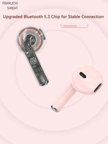 Tai nghe không dây, Tai nghe Bluetooth, Tai nghe nhét tai không dây - Khử tiếng ồn âm thanh nổi, Bluetooth 5.3, Âm thanh độ nét cao, Thời lượng pin cực dài, Lý tưởng cho nghe nhạc, tập thể dục, du lịch, Tương thích với các thiết bị thông minh - A2 - Xem 6