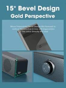 Barra de Sonido portátil bluetooth computadora cuaderno casa bocina altavoz inalámbrico sonido potente música multiuso hogar