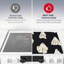 1pc Halloween Ghost & Pumpkin Printed Absorbent Draining Mat, Silicone Coffee Machine Coaster, Soft Rubber Drainage Pad, Super Absorbent Wear-Resistant Dish Drying Mat, For Countertop, Restaurant, Kitchen, Patio Dining Table, Home Decor - Printed - View 8