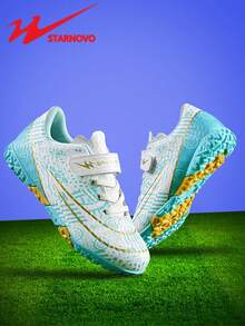 STARNOVO Kids' Football/Soccer Shoes, Boys & Girls Football/Soccer Shoes For Indoor/Artificial Turf Football Training, Comfortable Lining, Design, Fashionable Sports, Suitable For Football Training And Matches, Professional Football/Soccer Shoes (This Item Is Standard Size, If Your Foot Type Is Slim, Please Order 1 Size Smaller, If Your Foot Type Is Wide, Please Order 1 Size Larger)