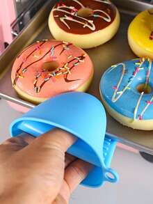 1 chiếc găng tay silicon dày dặn dùng cho lò nướng, lò vi sóng, cách nhiệt và chống trượt, kẹp bát và nồi, dụng cụ nhà bếp nhỏ, kẹp ngón tay dày dặn cho lò nướng, găng tay chịu nhiệt và không bị bỏng khi nấu ăn, giá đỡ kẹp nồi và miếng đệm cách nhiệt nhà bếp, găng tay silicon kẹp nấu ăn, miếng đệm cách nhiệt, găng tay lò nướng mini, nấu nướng và làm bánh trong nhà bếp, nồi chiên không dầu, lò vi sóng, nướng BBQ. - Nhiều màu - Xem 3