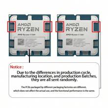 AMD Used Ryzen 5 7500F R5 7500F 3.7GHz 6-Core 12-Thread CPU 5NM L3=32M Socket AM5