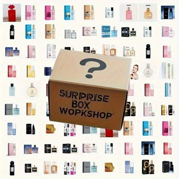 Mysterious Surprise Perfume Blind Box, Special Gift For Men And Women, 1 Bottle Of Random Shampoo, Random Style Of Floral, Fruit And Citrus Scents, Bringing Unique Open Box Fun, Perfect And Interesting Valentine's Day And Birthday Gift