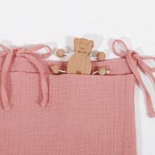 1 Stück Cartoon Aufbewahrungstasche, Hängende Organizer mit 2 Taschen für Bettkopfseite, Wickeltücher Windeln Hängetasche mit Mehrfachfunktion für Baby Kinderbett & Spielsachen