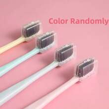 1/4 pièces Étui à brosse à dents anti-poussière pratique pour les voyages - Boîtier en plastique portable pour ranger les têtes de brosse à dents pour un usage quotidien et pendant les voyages - Disponible en différentes couleurs