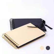 A5 Scrapbook Set, Creative Bowknot Doodle Inner Pages Memory Album Collection Set,For School Supplies,Back To School - Multicolor 1 - View 2