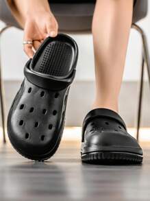 2025 New Perforated Anti-Slip, Odor-Resistant EVA Casual Slippers, High-Quality Couple Sandals For Men