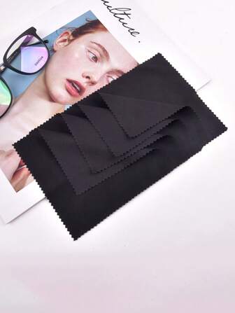 100/10/5 st 10 cm * 10 cm återanvändbara rengöringsdukar för glasögon, smycken, elektronik och annan mångsidig rengöring