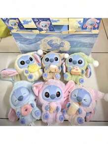 Disney Disney 1 pieza Leyenda de la cena de Stitch, caja ciega de muñeca linda, caja de regalo de muñeco misterioso, adecuado para cumpleaños, Día del Padre, Día de la Madre, temporada de graduación y otros días festivos como obsequio, regreso a la escuela (Existe la posibilidad de obtener artículos ocultos)