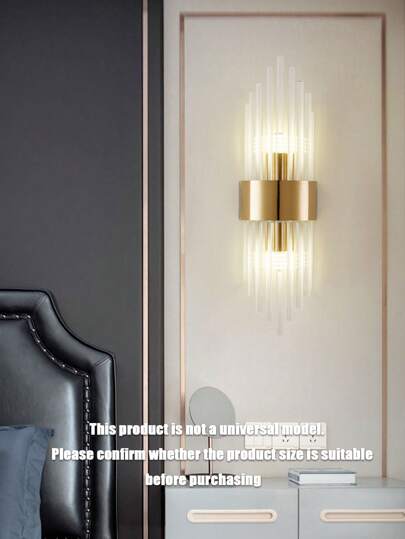 Piece/2 Pieces Moderne Crystal Wand Sconce Goud Tassels, Compatible G9/E14 Bulbs. Features High Clarity Stainless Steel Body. Ideal Living Rooms, Bedrooms, Bedside Interiors, Ambient Lighting. view 3