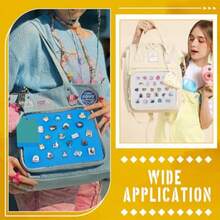 New 5 Colors Felt Rectangle Insert Panels For Ita Bag DIY Crafts 12.5x9.8 Inch Set With Pin Display Functionality And Stylish Window Packet Design - As Pic - View 5