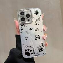 Funda para teléfono 1 pieza compatible con todos los modelos 16/15/14/13/12/11 (incluido 13/14 Pro/15 Plus/16 Pro), esta nueva funda para teléfono con láser IMD degradado con patrón vibrante presenta una película para lentes y un diseño híbrido clásico que es resistente a los golpes. - Colores mixtos 1 - Ver 5